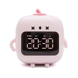 Wholesaler Smart Digital Alarm Clock for Kids Rechargeable Night Light Alarm Clock Learning Clock - Product Image 1