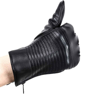 ถุงมือหนังจากปากีสถาน บริการ OEM ราคาขายส่ง ถุงมือหนังแบบเต็มนิ้วสำหรับผู้หญิง แบรนด์ใหม่ - Product Image 4
