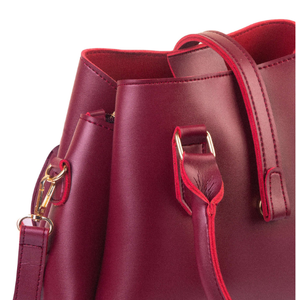 Sacs fourre-tout en cuir à fermeture sécurisée, pratiques, avec logo personnalisé, longueur de sangle ajustable, pour le rangement de cosmétiques, les courses, le bureau, le travail - Product Image 5
