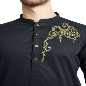 2026 New Design High Quality Modest Solid Arabic <b>Thobe</b> <b>Men's</b> Jubbah Thermal Long Sleeve Breathable Plus Size Autumn Wholesale - Product Image 2