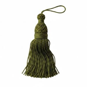 Pompons en rayonne soyeuse de 8 cm, faits main, de haute qualité, épais, pour vêtements ou usage personnalisé, couleur et taille haute visibilité - Product Image 4