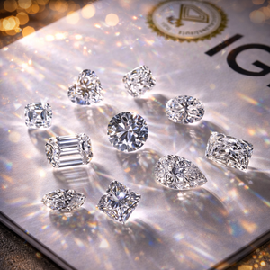 Certificat IGI Diamant de laboratoire HPHT CVD de 0,5 ct, 1 ct, 1,5 ct, 2 ct, 3 ct, 4 ct, 5 ct, 6 ct, vente en gros - Product Image 1