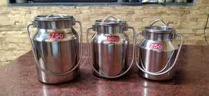 กระปุกเก็บอาหารสแตนเลสพร้อมหูจับลวดและฝาปิดสำหรับบรรจุอาหารในครัว - Product Image 5