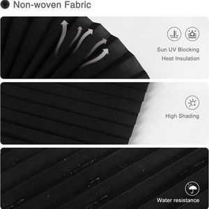 Persiana Enrollable Autoadhesiva Portátil, Plisada, con Sombreado Total, Sin Perforaciones, Fácil Instalación para Hogar u Oficina - Product Image 5