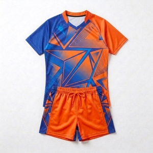 Service OEM, ensemble d'uniformes de rugby en sublimation, 100% polyester respirant, uniforme de rugby en sublimation à bon prix, uniforme de rugby personnalisé - Product Image 1