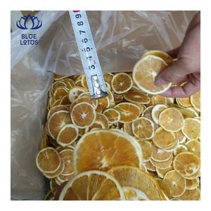 Tranches d'orange séchées les plus recherchées, tranches d'agrumes nettoyées et transformées pour garniture de boissons et décoration de desserts, couleur vive - Product Image 3