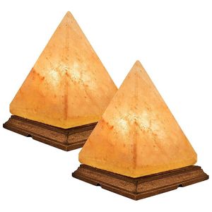 Lámpara Piramidal de Sal del Himalaya Hecha a Mano, Decoración para el Hogar de Sal de Roca Natural, Proveedor OEM, Feng Shui - Product Image 1