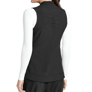Hauts de blouse d'infirmière personnalisés pour femmes, en tricot élasthanne, uniformes médicaux, gilets avec poches, vêtements de travail hospitaliers OEM, tissu personnalisé - Product Image 6