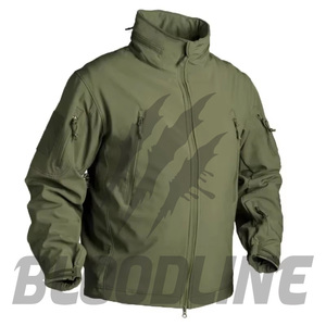 เสื้อแจ็คเก็ตมอเตอร์ไซค์แขนยาวสีเขียวมะกอกสำหรับผู้ชาย ยี่ห้อ Bloodline กันลม เหมาะสำหรับใส่กลางแจ้งในฤดูใบไม้ร่วง ลายพิมพ์ดีไซน์พิเศษ - Product Image 2