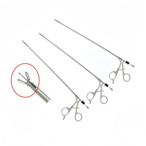 <b>Laparoscopic</b> Biliary Tract Angiography Forceps Cannula Needle Gripper 5mm x 330mm Reusable Surgical <b>Instrument</b> - Product Image 3