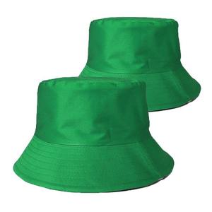 New Style Wholesale Unisex Custom Embroidery Logo Cotton Striped Outdoor Beach Sports <b>Sunscreen</b> Flat Top Fisherman Bucket Hat - Product Image 6