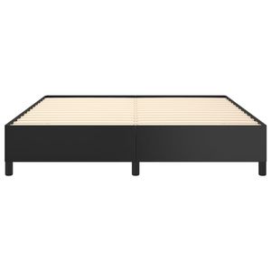 Base de Cama Negra 75% PVC 5% Algodón 20% Poliéster Diseño Metálico Elegante 20% Poliéster 5% Algodón 75% PVC - Product Image 5