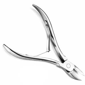 Professional New Design Stainless Steel <b>Nail</b> <b>Clipper</b> 15mm Bevel Jaw Curved Blade Sharp Tip <b>for</b> Finger Adult Use <b>Thick</b> <b>Nails</b> - Product Image 3