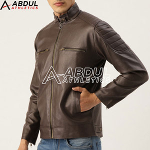 Stylish Biker Leather Winter <b>Jacket</b> Warm Inner Lining <b>Slim</b> <b>Fit</b> Fashion <b>Jacket</b> For Daily Wear Travel And Wholesale Market - Product Image 2
