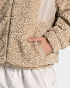 Chaqueta de Forro Polar con Cuello Alto y Diseño Personalizado con Logotipo, Estilo Oversize, para Gimnasio y Ropa Urbana, Cálida, para Hombre - Product Image 3