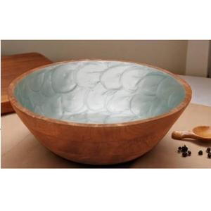 Tazón Decorativo de Madera con Acabado Esmaltado para Servir Frutos Secos en Mesa de Hotel, Alta Calidad a Precio Económico - Product Image 6