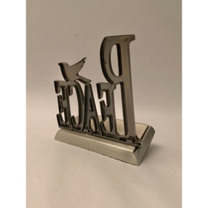 Stylish Metal Custom Letter Silver <b>Stocking</b> <b>Holder</b> Christmas Decor Sleek new Great Festive Gift Idea Durable High Quality Hook - Product Image 2