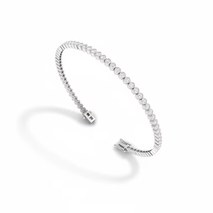 Bracelet tennis fin intemporel pour femme en or 14 carats et diamants naturels |   2,00 carats - Product Image 1