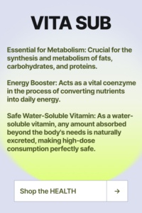 Vita Sub Natural Biotina 5000 500mg 30 Tabletas Bajo en Grasa Bajo en Azúcar Antioxidante para Cabello, Piel, Uñas y Energía, Apoyo Inmunológico - Product Image 4