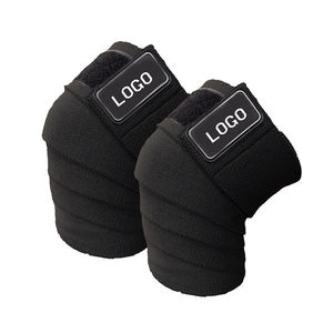 Bandes de genou pour la musculation 7 mm – Soutien doux pour les genoux lors des entraînements en salle de sport - Product Image 1