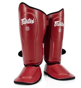 อุปกรณ์ป้องกันหน้าแข้ง Fairtex คุณภาพสูงสำหรับฝึกมวยไทยคิกบ็อกซิ่ง ขายส่ง ออกแบบเองได้ หนังแท้ สำหรับมืออาชีพ MMA - Product Image 1