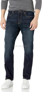 Pantalones Vaqueros de Mezclilla Rectos y Delgados de Alta Calidad para Hombre, Estilo Hipster, Corte Regular, Ligeros - Product Image 3