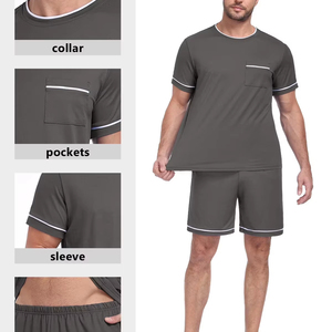 Ensembles pour hommes grande taille, style streetwear, vêtements de sport pour hommes, imprimé uni, coupe-vent et pantalon, ensemble deux pièces pour l'hiver - Product Image 5