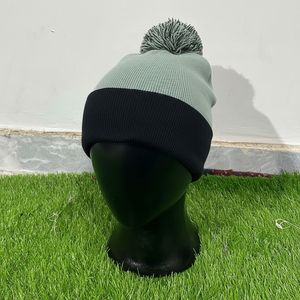Bonnet d'hiver chaud en tricot côtelé avec logo personnalisé, fabricant OEM, qualité d'exportation - Product Image 1