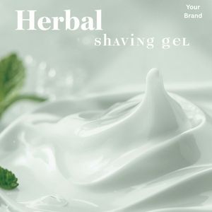 ODM OEM Custom Logo Organic Natural Herbal Menthol Shaving Gel Men's <b>Beard</b> Skin <b>Care</b> Non-Skin Irritating Moisturizer Strong Hold - Product Image 1