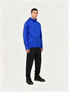 Conjunto Deportivo de 2 Piezas para Hombre, Invierno 2026, Bordado, 100% Algodón, Felpa, Transpirable, Chaqueta con Cremallera, Sudadera, Nuevo - Product Image 3