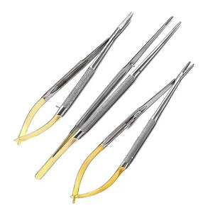Kit de micro-chirurgie professionnel avec porte-aiguille à pointe en carbure de tungstène et ciseaux microchirurgicaux de précision haute précision - Product Image 5