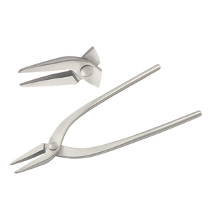 150mm Flat Nose <b>Plier</b> with Serrated Jaws Matt Finish Handles for Crimping & Fishing Customizable OEM Jewelry DIY Crafting - Product Image 1