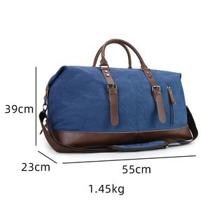 Sac de sport en cuir véritable de luxe, style sport, fermeture éclair, fait main, écologique, multifonctionnel, compartiment à chaussures séparé - Product Image 5