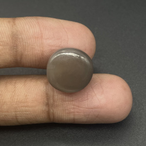 HAYAAT GEMS Pierre de lune brune ronde cabochon, pierre précieuse en vrac de 15,80 carats du Rajasthan pour bague, pendentif, bijoux - Product Image 4