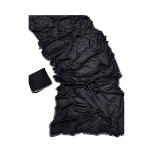 Tendance Setter Indien Bollywood Dernière Exclusive Noir Couleur Sari Party Wear Saree De Mariée Superbe Look À La Mode Showstopper Saree - Product Image 1