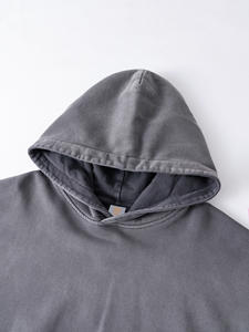 เสื้อฮู้ดดี้วินเทจลายฟอกสีสไตล์เรโทรสตรีทแวร์ พร้อมผ้าฟลีซเนื้อนุ่มพิเศษเพื่อความสบายในทุกโอกาส ดีไซน์พอดีตัว - Product Image 5