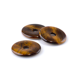 Donuts de Cristal Natural, Donuts de Piedra de Ojo de Tigre, Gemas de Cristal, Gemas de Reiki, Donuts Curativos, Ágata, Venta al por Mayor - Product Image 2