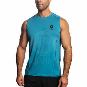 Camiseta sin Mangas de Alta Calidad, Último Diseño, Impresión de Logotipo Personalizado, 100% Algodón - Product Image 2
