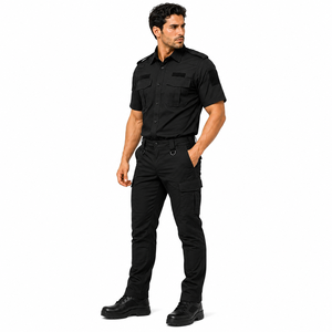 Uniforme Táctico de Verano para Guardias de Seguridad, Camisa de Trabajo de Manga Corta y Pantalones Cargo, Color Sólido, Personalizable, Venta al Por Mayor - Product Image 5