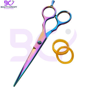 Ciseaux de coiffeur en acier inoxydable, légers, durables, personnalisables, multicolores, avec votre propre logo, meilleur fournisseur - Product Image 5