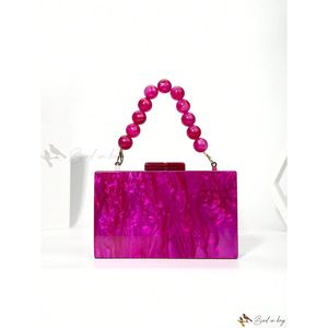 Premium Women's Artisan Resin Clutch Bag Party Wear <b>Purse</b> for Weddings and Special Occasions - Product Image 3
