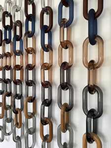Modern Handmade Resin Chain <b>Wall</b> Hanging Luxury Abstract Statement <b>Wall</b> Art for Interior Decoration Wedding Ramadan Eid and Diwa - Product Image 5