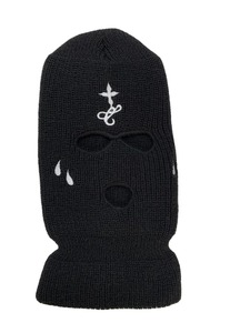 Pink Knitted Balaclava <b>Face</b> <b>Mask</b> 3 Hole Full <b>Face</b> Cover <b>Winter</b> Outdoor Sports Ski Riding - Product Image 5