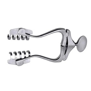 Rétracteur Jansen 100 mm Sharp 25-042-100E en acier inoxydable, instrument chirurgical manuel pour une rétraction précise des tissus - Product Image 2