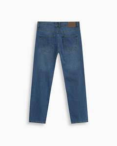 Men Regular Fit Denim Custom Skin Fit Denim Jeans High Waist Breathable Pattern for <b>Spring</b> Winter ON <b>Sale</b> - Product Image 2