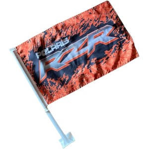 Drapeau rectangulaire portable en polyester pour l'Académie de natation du Texas, modèle ATF01, avec mât en acrylique, imprimé numériquement, durable, pour usage promotionnel - Product Image 3