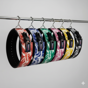 Cinturón de levantamiento de pesas Rexfit Sport ajustable de cuero para hombres y mujeres, cinturón de soporte para espalda para powerlifting y peso muerto - Product Image 6