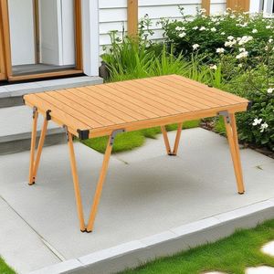 Mesa de Picnic Plegable Portátil para Acampar con Bolsa de Almacenamiento, Superficie Impermeable para Uso en Exteriores - Product Image 1