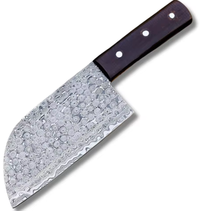 Couteau à découper la viande en acier Damas 2026, forgé à la main, manche en bois, moderne, ambidextre, compatible lave-vaisselle, écologique, pour la cuisine - Product Image 1