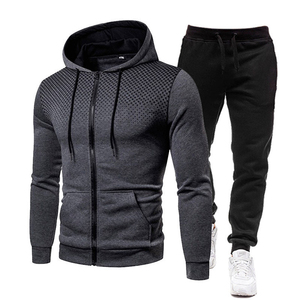 Chándal Deportivo con Capucha Negra, Cierre Completo, Estampado de Puntos, Estilo Deportivo, para Otoño, Material de Poliéster, Corte Regular, Bolsillos Laterales - Product Image 3